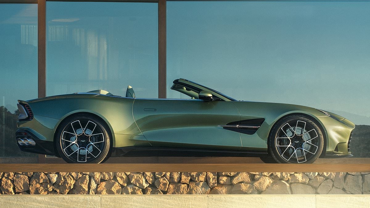 Aston Martin unveils stunning 214mph Vanquish Volante that's perfect for the next James Bond