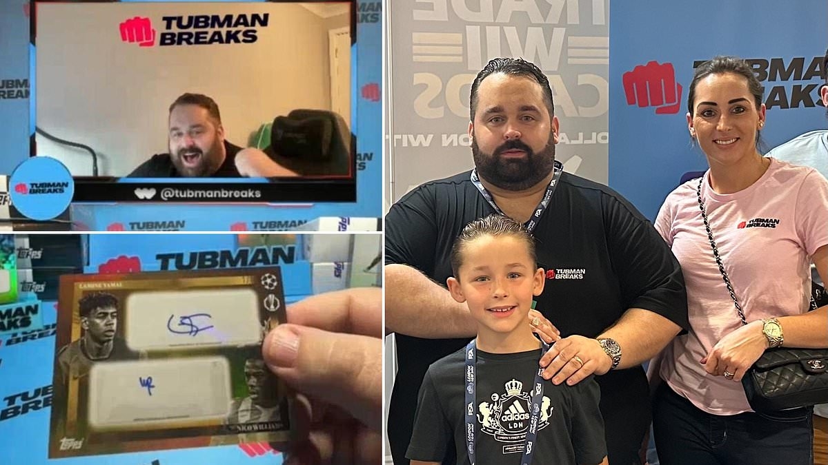 Conheça o rei dos cards colecionáveis ​​Tubman Breaks: 'Já vendi £ 2 milhões em cards usando vendas ao vivo'