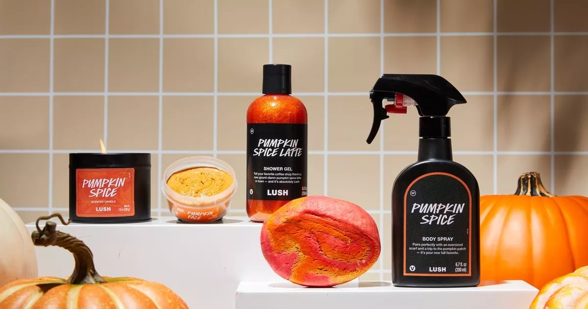 Lush brings out 'gorgeous' pumpkin spice range as cosy season arrives
