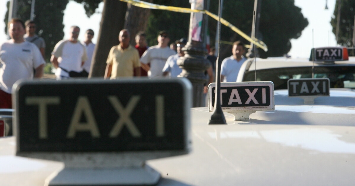 Er zijn nog steeds weinig taxi's in Italië