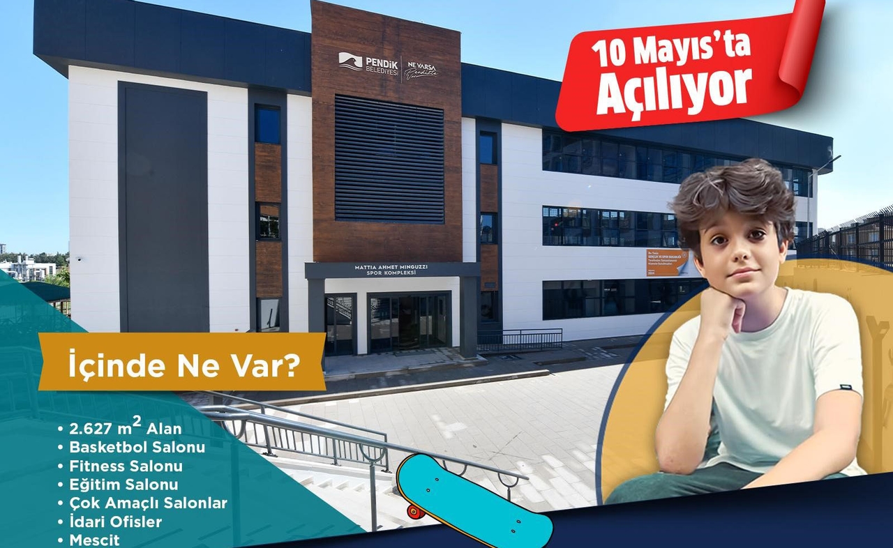 Le nom de Mattia Ahmet Minguzzi perdurera dans le nouveau complexe sportif qui sera inauguré à Pendik