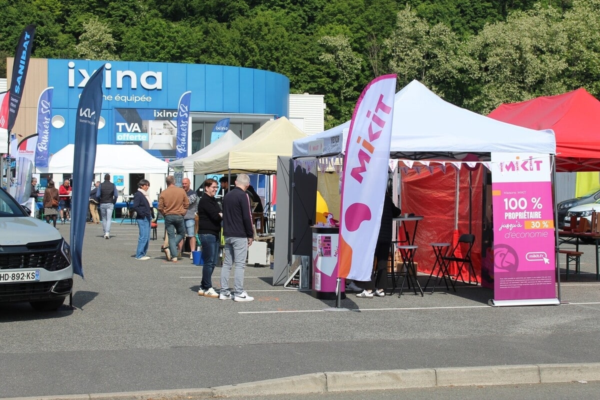 Los profesionales de la construcción en la feria