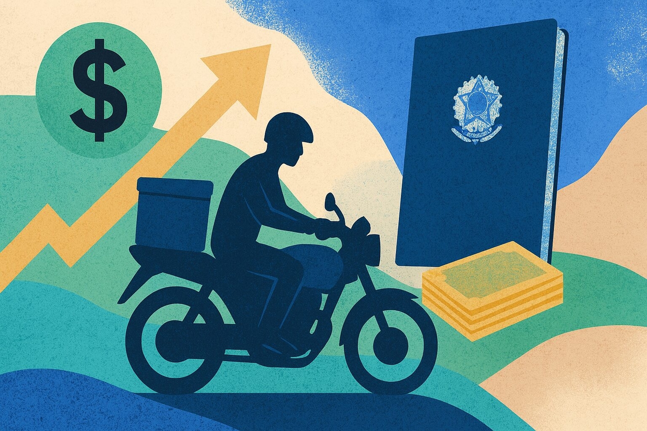 Income for self-employed workers is growing faster than that of workers with formal employment contracts.