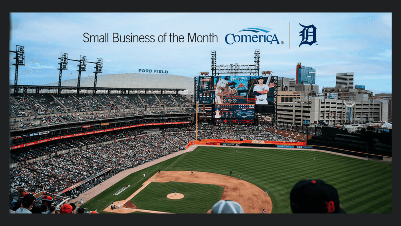 Comerica Bank e Detroit Tigers lançam o programa Pequena Empresa do Mês de 2025