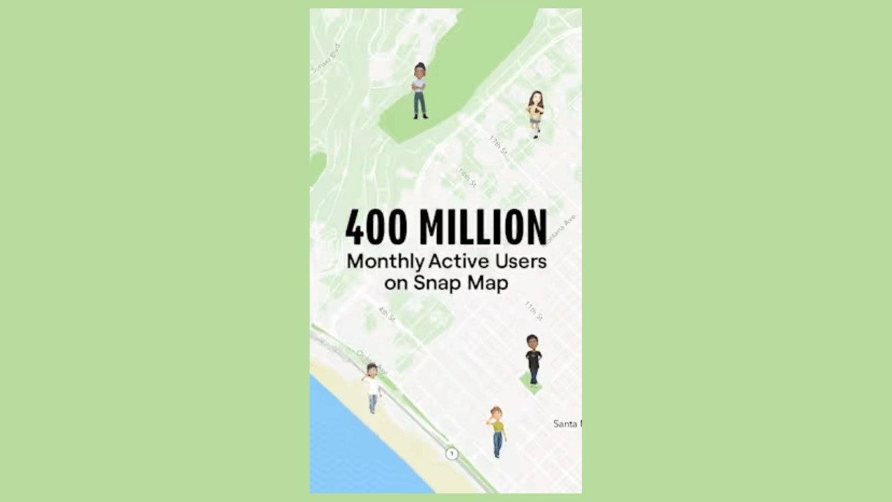 Snap Map overschrijdt de 400 miljoen maandelijks actieve gebruikers