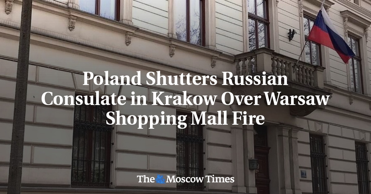 La Polonia chiude il consolato russo a Cracovia per l'incendio nel centro commerciale di Varsavia