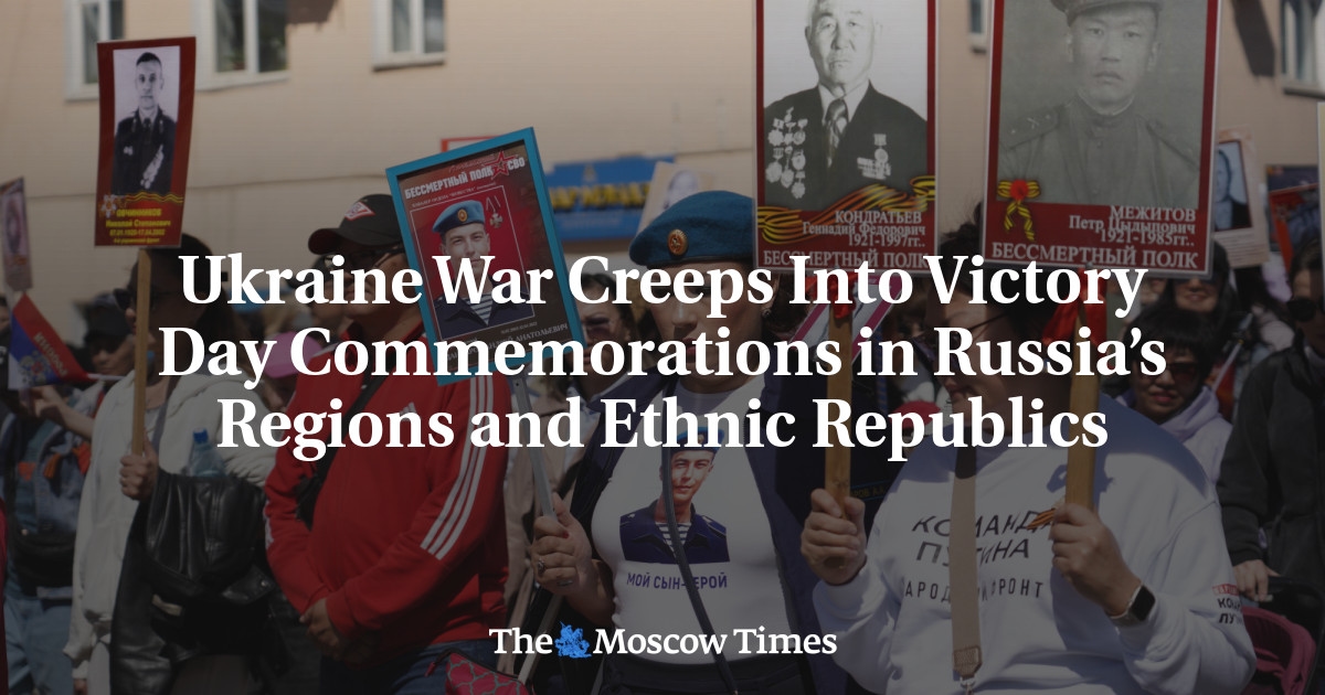 Der Ukraine-Krieg schleicht sich in die Gedenkfeiern zum Tag des Sieges in Russlands Regionen und ethnischen Republiken ein