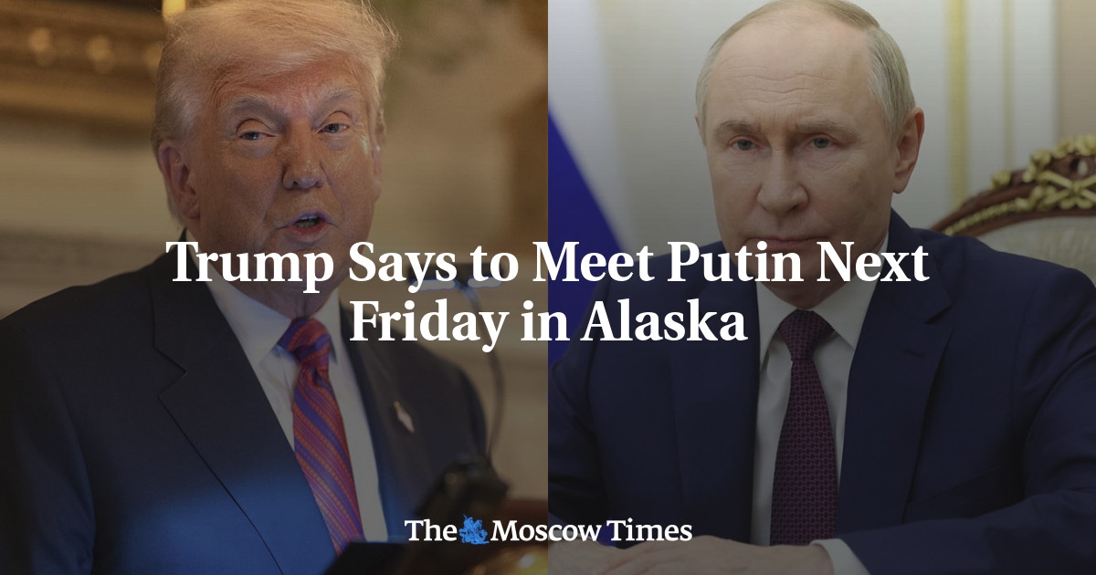 Trump mówi, że spotka się z Putinem w przyszły piątek na Alasce
