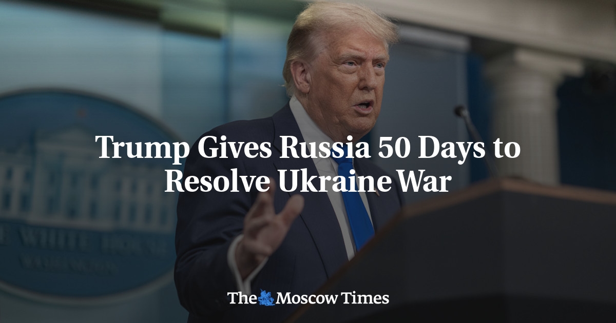 Trump geeft Rusland 50 dagen om de oorlog in Oekraïne op te lossen