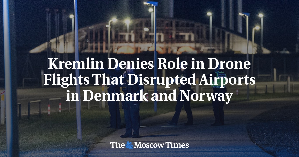 Il Cremlino nega il suo ruolo nei voli dei droni che hanno creato disagi negli aeroporti di Danimarca e Norvegia
