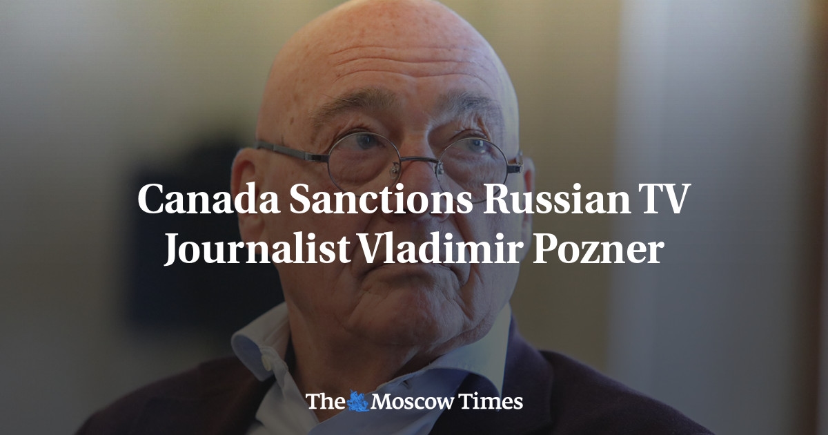 Le Canada sanctionne le journaliste de télévision russe Vladimir Pozner