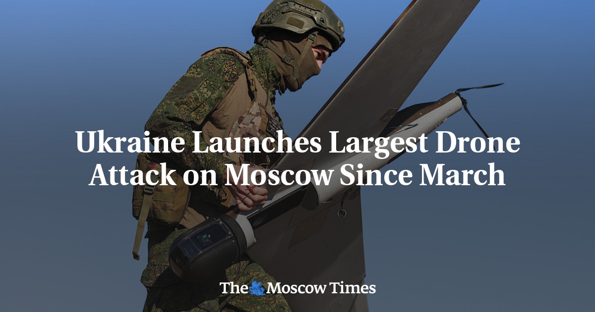 L'Ukraine lance la plus grande attaque de drones contre Moscou depuis mars