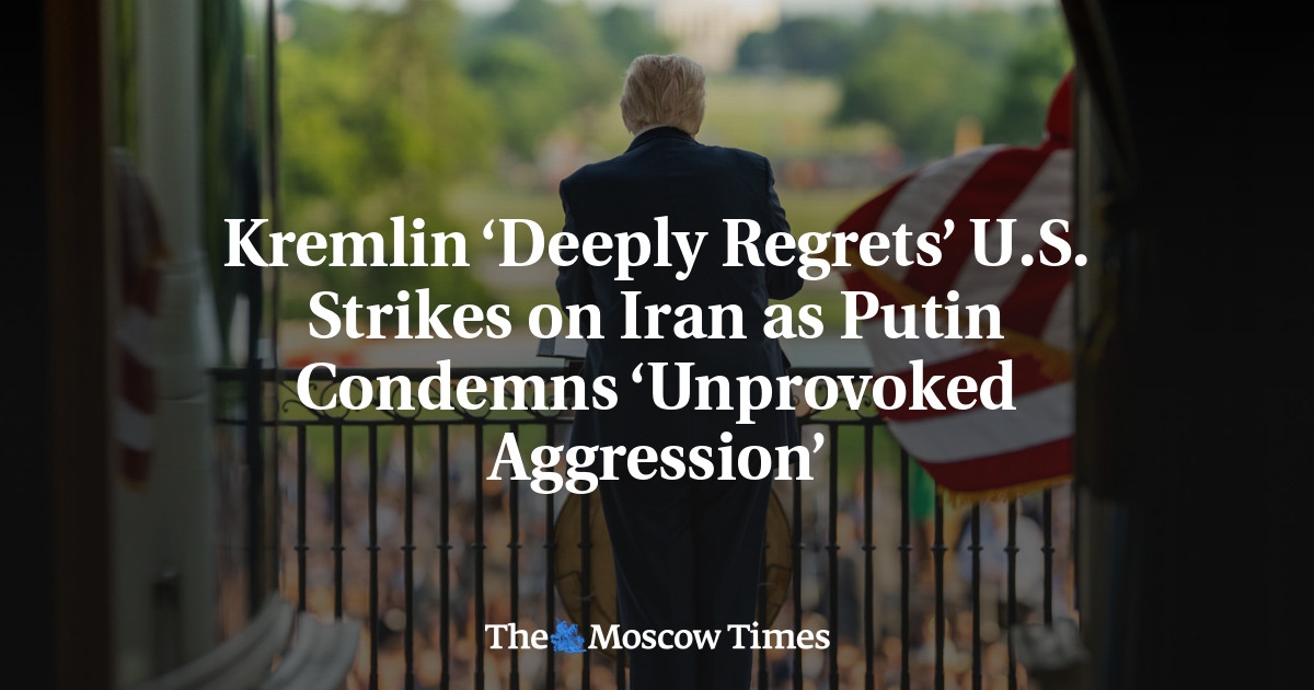 Kremlin, ABD'nin İran'a yönelik saldırılarından 'derinden pişmanlık duyduğunu' belirtirken Putin, 'provokasyonsuz saldırganlığı' kınadı