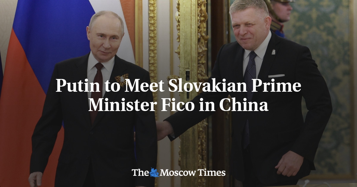 Putin se encontrará com o primeiro-ministro eslovaco Fico na China