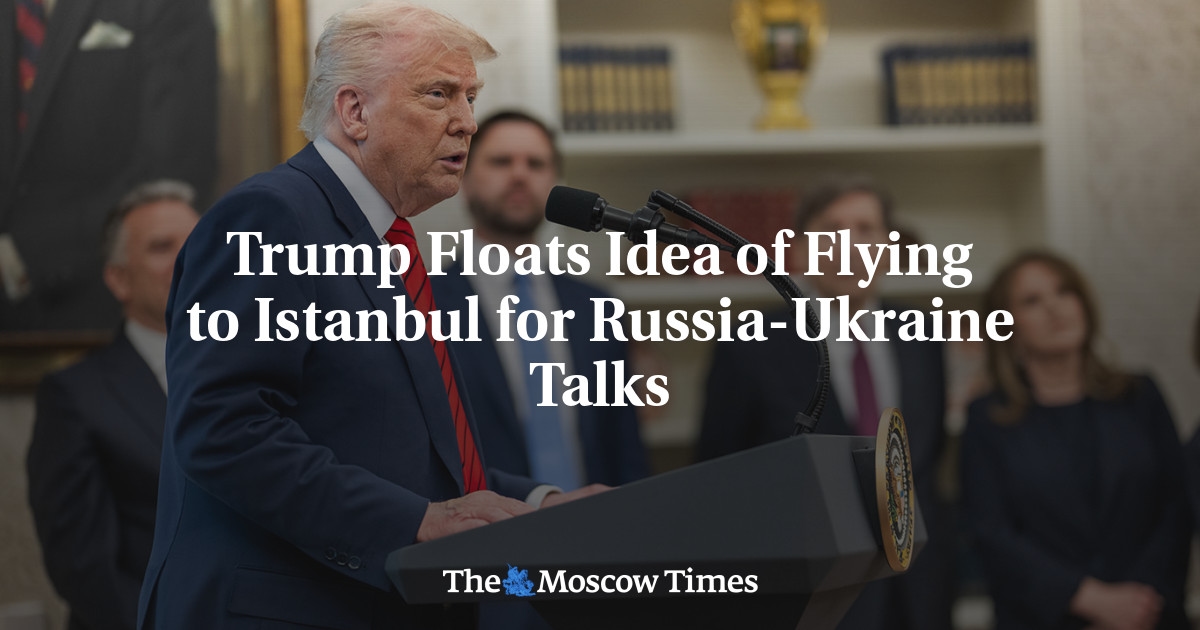 Trump bringt die Idee ins Spiel, zu Gesprächen zwischen Russland und der Ukraine nach Istanbul zu fliegen