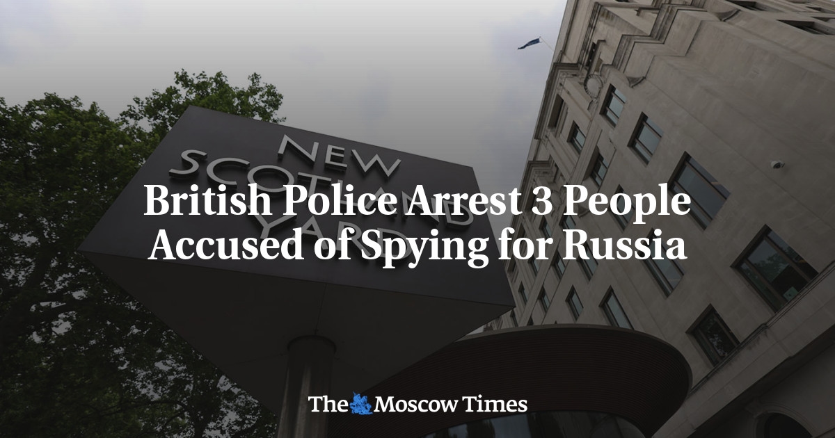 La polizia britannica arresta 3 persone accusate di spionaggio per la Russia