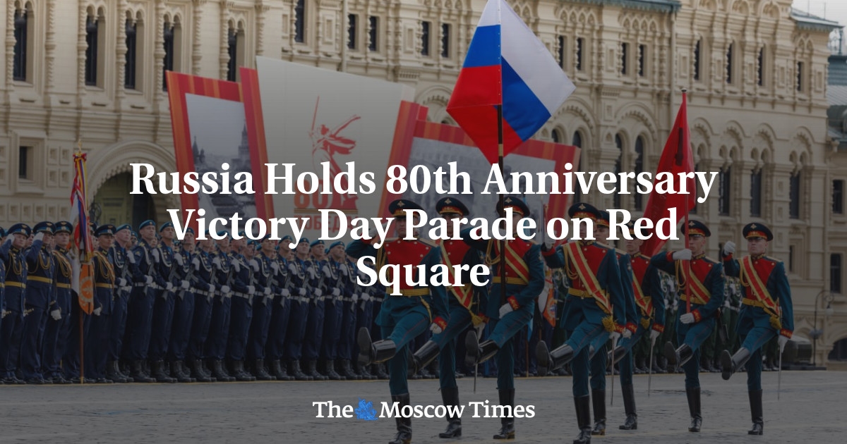 Russland veranstaltet Parade zum 80. Jahrestag des Sieges auf dem Roten Platz