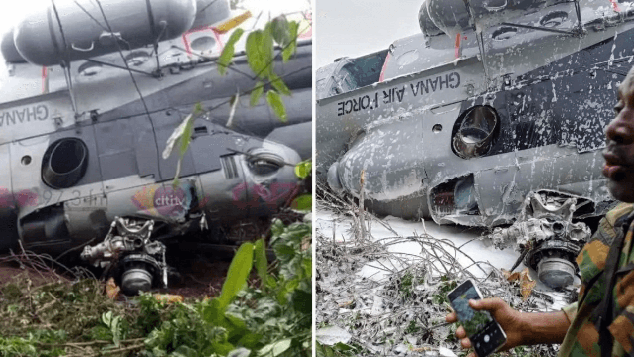 Desastre de helicóptero en Ghana: 8 muertos, incluidos 2 ministros