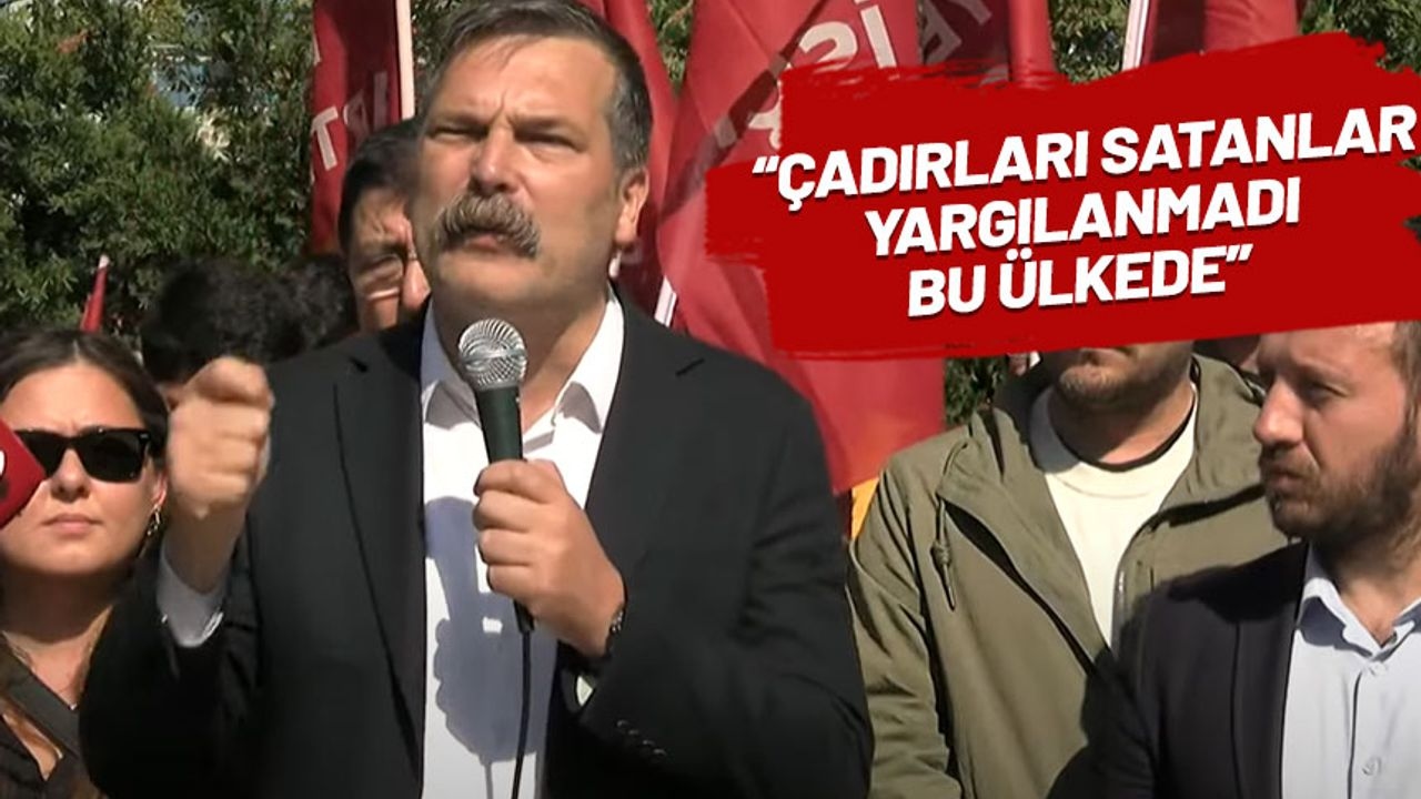 Decisión sobre los miembros del TİP que protestan contra la venta de tiendas de campaña de la Media Luna Roja