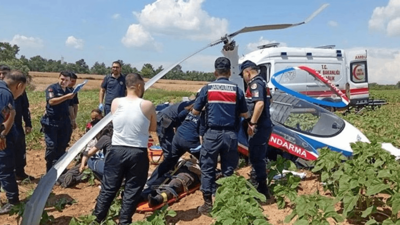 Gendarmerie-Tragschrauber abgestürzt! Es sind Leute verletzt