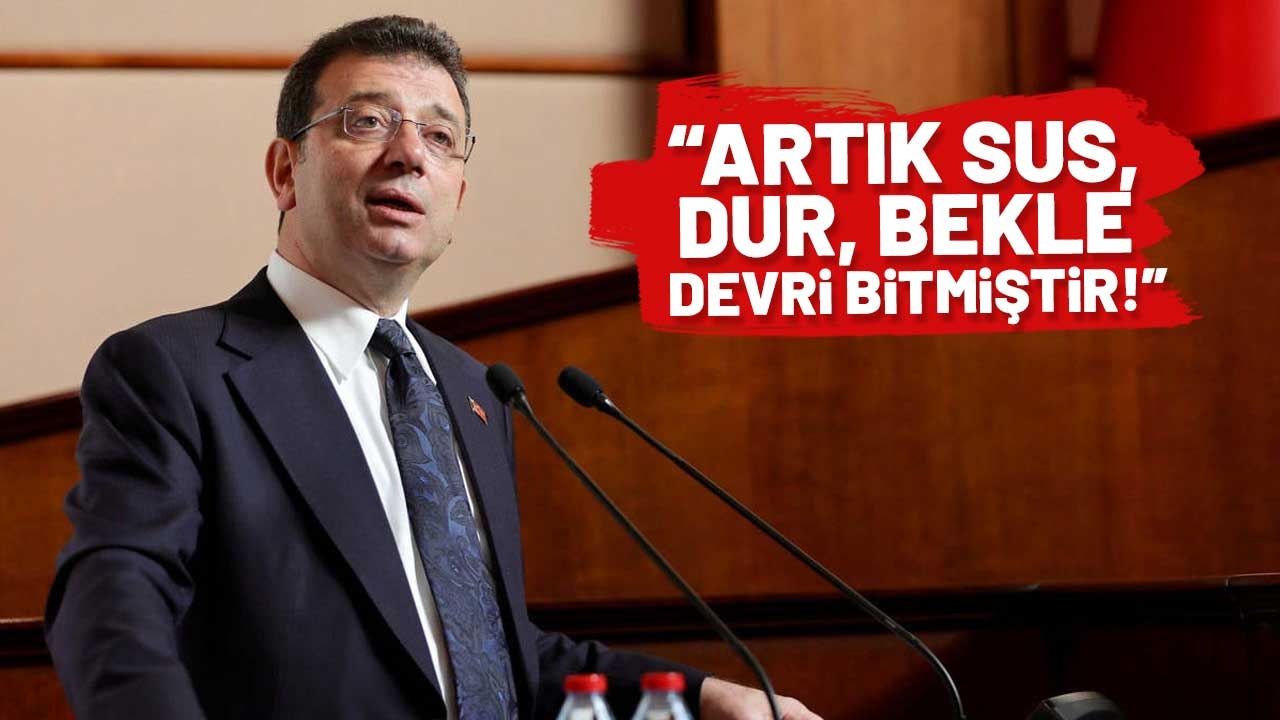 Dieses Mal sprach İmamoğlu drei Bereiche an: Es geht ums Überleben