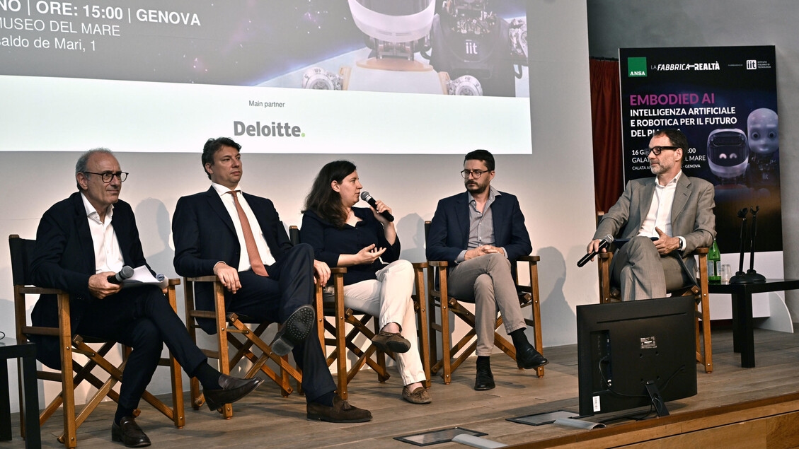 Yapay zeka ve robotik, 'Gerçeklik Fabrikası' ANSA Cenova'da duruyor