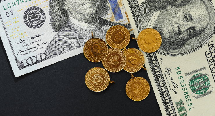 Bilan hebdomadaire en dollars, euros et or